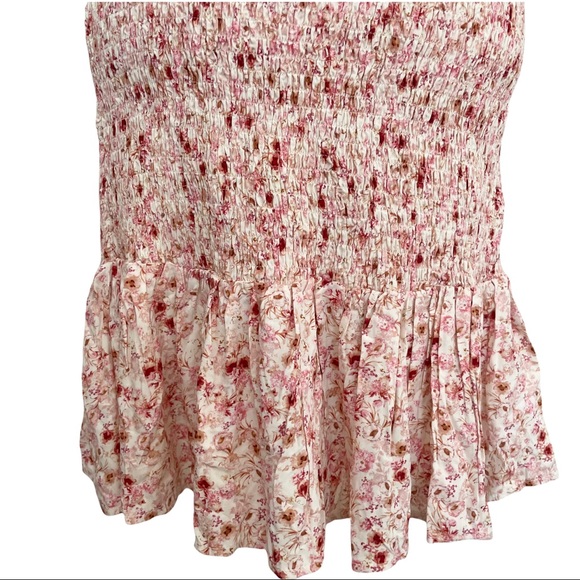 Anthropologie Another Love Smocked Floral Mini Dress NWT - Picture 10 of 14